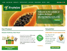 Tablet Screenshot of fruteiro.com